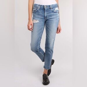 MOUSSY Vintage Comfort Lindsay Skinny Jean Light Blue 25 NWT